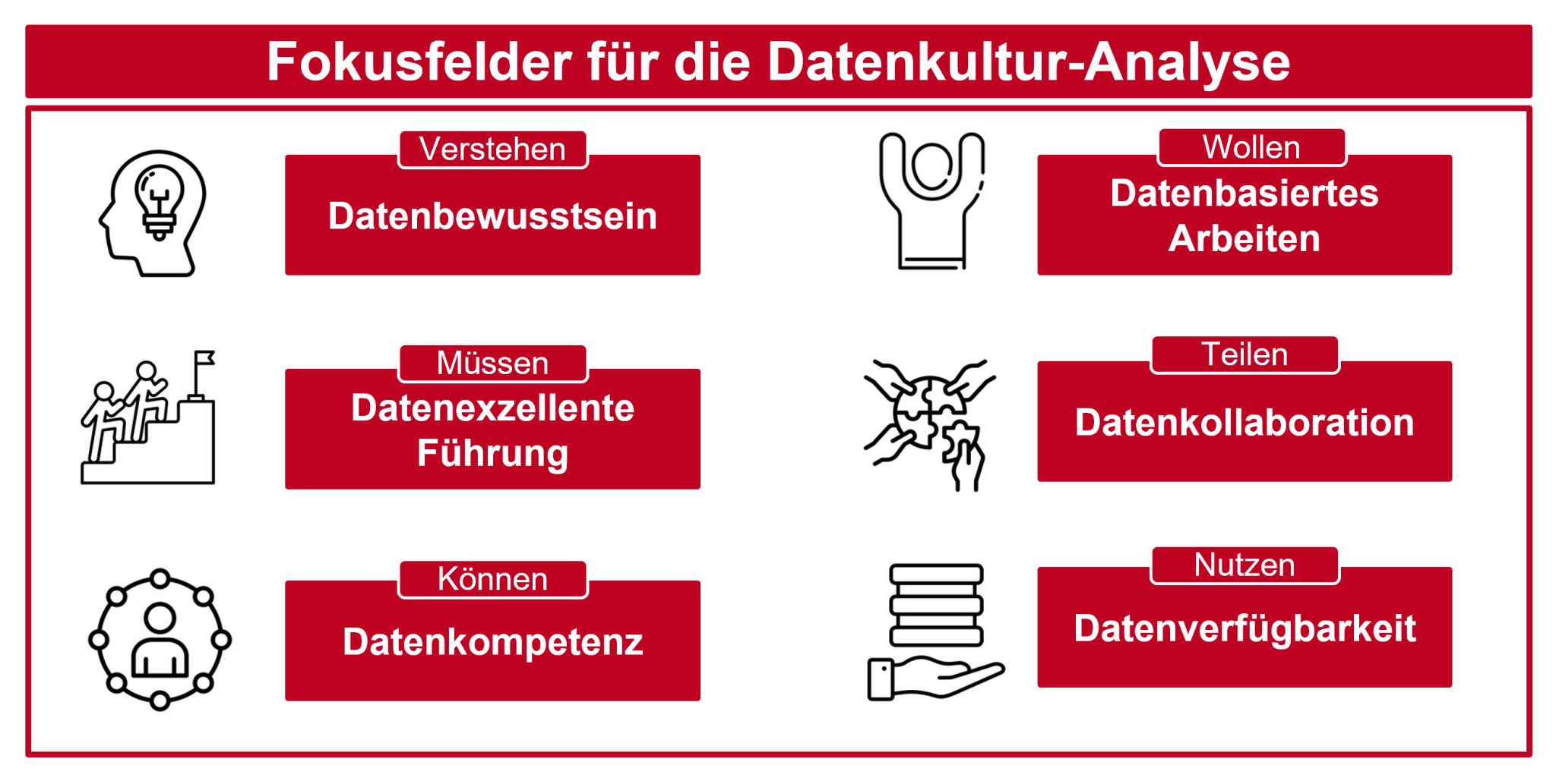 Fokusfelder für die Datenkultur-Analyse