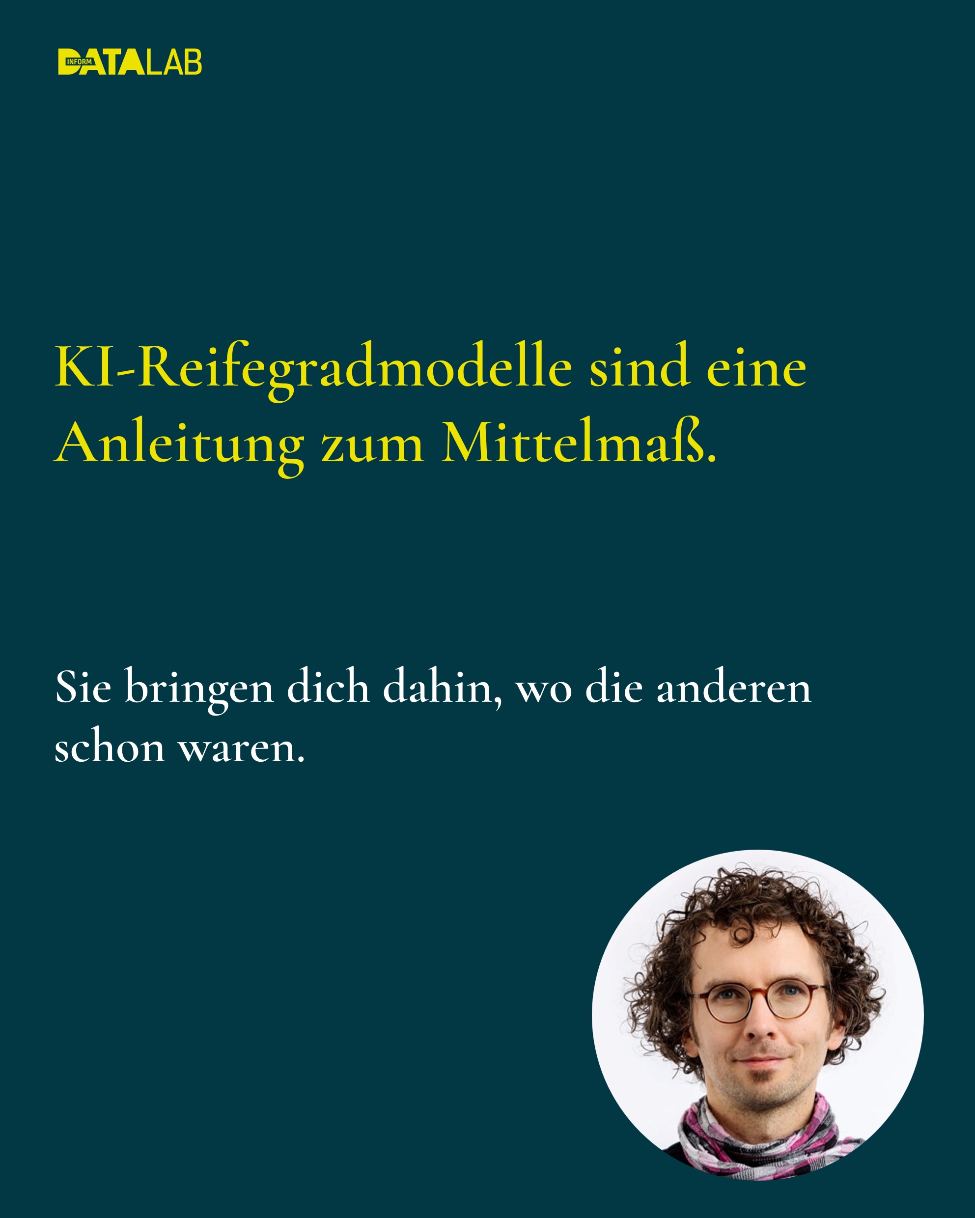 KI-Reifegradmodelle sind eine Anleitung zum Mittelmaß